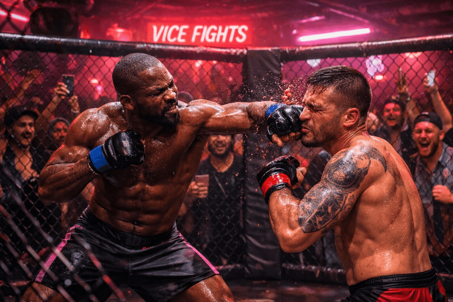 MMA Cage Fighting